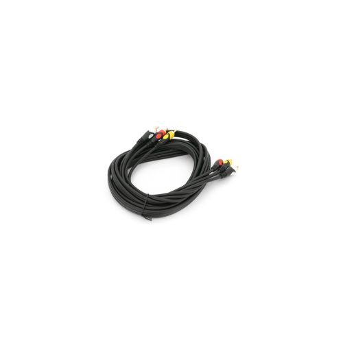 Кабель мультимедийный 3xRCA M to 3xRCA M 3.0m black Voltronic (YT-3хRCA(M)/3хRCA(M)-3.0P)