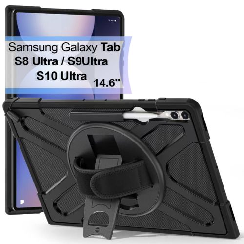 Чехол для планшета BeCover Heavy Duty Samsung Galaxy Tab S8 Ultra/S9 Ultra/S10 Ultra (X900/X906/X910/X916/X920/X926) 14.6 (713664)