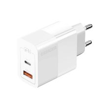 Зарядное устройство Essager 1xUSB + 1xUSB-C 33W white (ECTAC-PCB02-P) Зарядное устройство Essager 1xUSB + 1xUSB-C 33W white (ECTAC-PCB02-P)