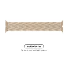 Ремінець до смарт-годинника Armorstandart Braided Solo Loop для Apple Watch 49/46/45/44/42 (Series 1-3) Beige Size 10 (172 mm) (ARM64903)