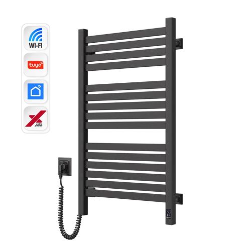 Сушарка для рушників Navin Авангард Х, 800х480, Wi-Fi, чорний муар, лівобічна (12-272155-4880)