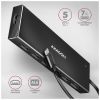 Концентратор AXAGON USB-C to 7xUSB 3.0 black (HUE-F7C) - Изображение 1