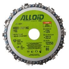 Диск пильный Alloid по дереву, ланцюговий, 12522.2мм, 14 зубів (WS-12514)