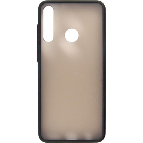 Чехол для мобильного телефона Dengos Matt Huawei Y6P, black (DG-TPU-MATT-54) (DG-TPU-MATT-54)