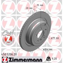 Гальмівний диск ZIMMERMANN 450.5206.20