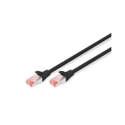 Патч-корд 5м, CAT 6 S-FTP, AWG 27/7, LSZH, black Digitus (DK-1644-050/BL)