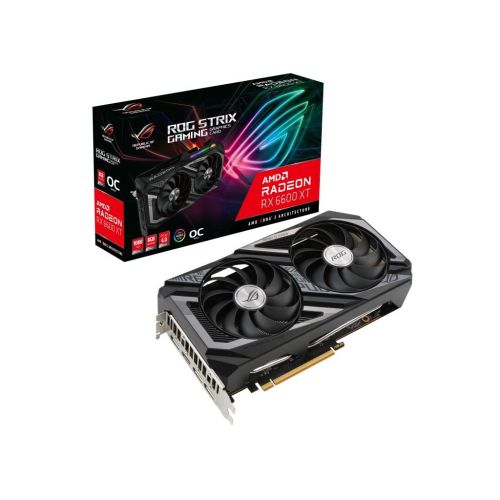 Видеокарта ASUS Radeon RX 6600 XT 8Gb ROG STRIX OC GAMING (ROG-STRIX-RX6600XT-O8G-GAMING)