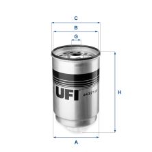 Фильтр топливный UFI 24.371.00