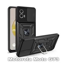 Чохол до мобільного телефона BeCover Military Motorola Moto G73 Black (709982)