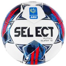 М'яч футзальний Select Super TB v22 АФУ біло-чевоний, синій Уні 4 (5703543313013)