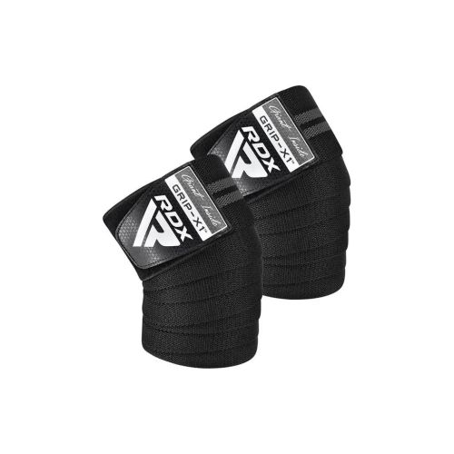 Бинт для спорту RDX на коліна KR11 GYM Knee Wrap Black/Grey (WAH-KR11BG)