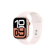 Смарт-часы Apple Watch Series 10 GPS 42mm Rose Gold Aluminium Case with Light Blush Sport Band - S/M (MWWH3QH/A)