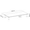 Підставка до монітора Digitus Universal glass Monitor Riser (DA-90358) - Зображення 1