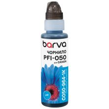 Чернила Barva Canon PFI-050 100мл, Pigm., флакон OneKey, Cyan (C050-964-1K)