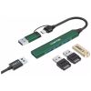 Концентратор Canyon hub DS-02 4in1 USB-A/C Green (CNS-TDS02GR) - Зображення 2