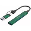 Концентратор Canyon hub DS-02 4in1 USB-A/C Green (CNS-TDS02GR) - Зображення 3