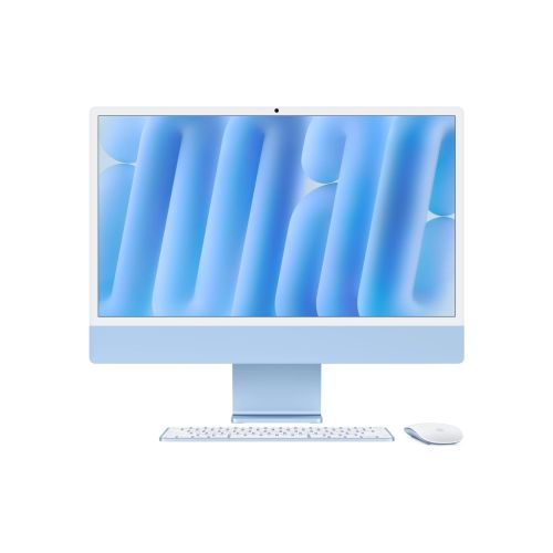Компьютер Apple 24 iMac Retina 4.5K / Apple M4 (10-c/CPU, 10-c/GPU), 16, 256, Silver (MWV33UA/A)