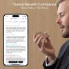 Цифровий диктофон PLAUD Plaud.AI Note Silver (NB-100-SI) - Зображення 1