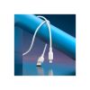 Дата кабель USB 2.0 AM to Lightning 1.0m Lenny silicone BX113 white BOROFONE (6941991115400) - Зображення 3