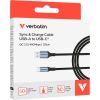 Дата кабель USB 2.0 AM to USB-C 1.2m black Verbatim (31843) - Изображение 3