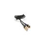 Дата кабель USB 2.0 AM to Lightning 1.0m 3.0A black gold PZX (V-165) - Зображення 1