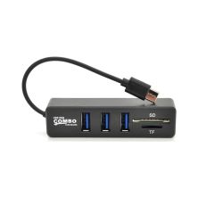 Концентратор Voltronic USB-C 3xUSB 2.0 + SD/TF 0.1m black (YT-HTCP3101/4)