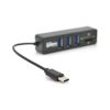 Концентратор Voltronic USB-C 3xUSB 2.0 + SD/TF 0.1m black (YT-HTCP3101/4) - Зображення 1