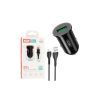 Зарядний пристрій XO USB QC3.0 18W + cable USB to Lightning black (TZ12-L-BK) - Зображення 2