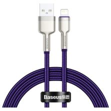 Дата кабель USB 2.0 AM to Lightning 1.0m 2.4A metal purple Baseus (CALJK-A05) Дата кабель USB 2.0 AM to Lightning 1.0m 2.4A metal purple Baseus (CALJK-A05)