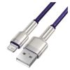 Дата кабель USB 2.0 AM to Lightning 1.0m 2.4A metal purple Baseus (CALJK-A05) - Зображення 2