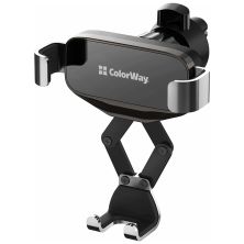 Універсальний автотримач ColorWay Gravity Mechanical Car Mount Black (CW-CHG18-BK)