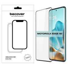 Стекло защитное BeCover EDGE Motorola Edge 60 Black (714769)