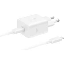 Зарядний пристрій Samsung USB-C 45W + cable USB-C to USB-C white (EP-T4511XWEGEU)