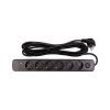 Мережевий фільтр живлення PowerPlant 5м, 6 розеток, USB (YS-N6086/5c) (EX610679) - Зображення 1