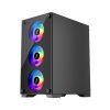 Корпус для ПК 1stPlayer X2-M-BK-4F1-PS-600FK-EU - Зображення 2