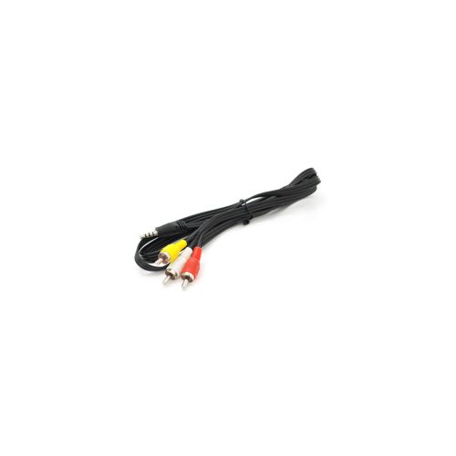 Кабель мультимедийный 3.5mm M to 3xRCA M 1.0m AV black Voltronic (YT-3.5(M)/3хRCA(M)-1.0CCA)