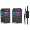 Акустична система ColorWay SoundWave 2.0 RGB USB Black (CW-SPU06BK) - Зображення 1