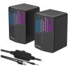 Акустична система ColorWay SoundWave 2.0 RGB USB Black (CW-SPU06BK) - Зображення 2