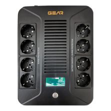 Пристрій безперебійного живлення GEAR GU-1000PLUS6 600W (GU-1000PLUS6)