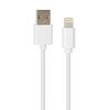 Дата кабель USB 2.0 AM to Lightning PVC 1m white Vinga (VCPDCL1W) - Изображение 1
