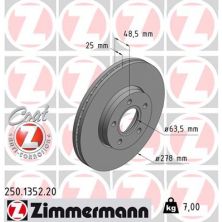 Гальмівний диск ZIMMERMANN 250.1352.20