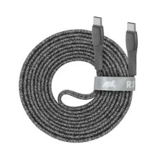 Дата кабель USB 2.0 Type-C to Type-C 1.2m 3А 60W grey RivaCase (PS6105 GR12)