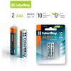 Батарейка ColorWay AAA LR03 Alkaline Power (щелочные) * 2 blister (CW-BALR03-2BL) - Изображение 1