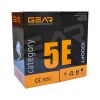 Кабель сетевой GEAR FTP 305м, cat.5e, CCA(25%), 4*2*0,51, PVC, indoor, blue (GEC-FTPCCA25051305) - Изображение 1