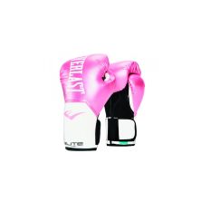 Боксерские перчатки Everlast Elite Training Gloves 884961-70-13 рожевий/білий 10 oz (6940124709523)