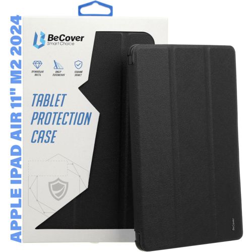 Чохол до планшета BeCover Tri Fold Hard Apple iPad Air 11 M2 2024 Black (711412)