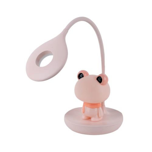 Настольная лампа Kite Froggy LED с аккумулятором, розовая (K24-492-3-2)