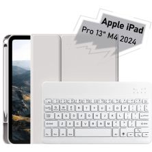 Чохол до планшета BeCover with keyboard Apple iPad Pro 13 M4 2024 Gray (713004) Чохол до планшета BeCover with keyboard Apple iPad Pro 13 M4 2024 Gray (713004)