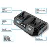 Зарядное устройство для аккумуляторов инструмента Graphite Energy+ 18V, 3А,0.74кг (58G085) - Изображение 1