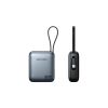 Батарея універсальна Vention 10000mAh 35W 3A PD, Type-C in/out, Built-in USB-C Cable, LED Display,Gray (FHEH0) - Зображення 1